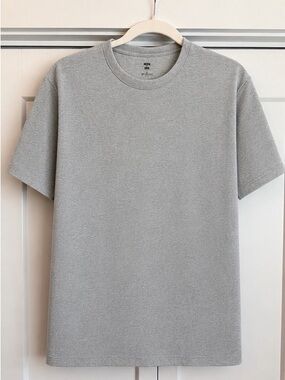 MODE OF ONE Men's Classic Crewneck T-Shirt - Gray, Size L - 0183